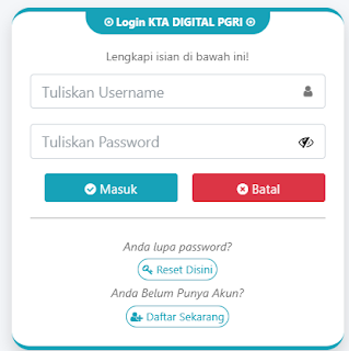 Register PGRI Lampung Utara - Persatuan Guru Republik Indonesia Cabang Lampung Utara